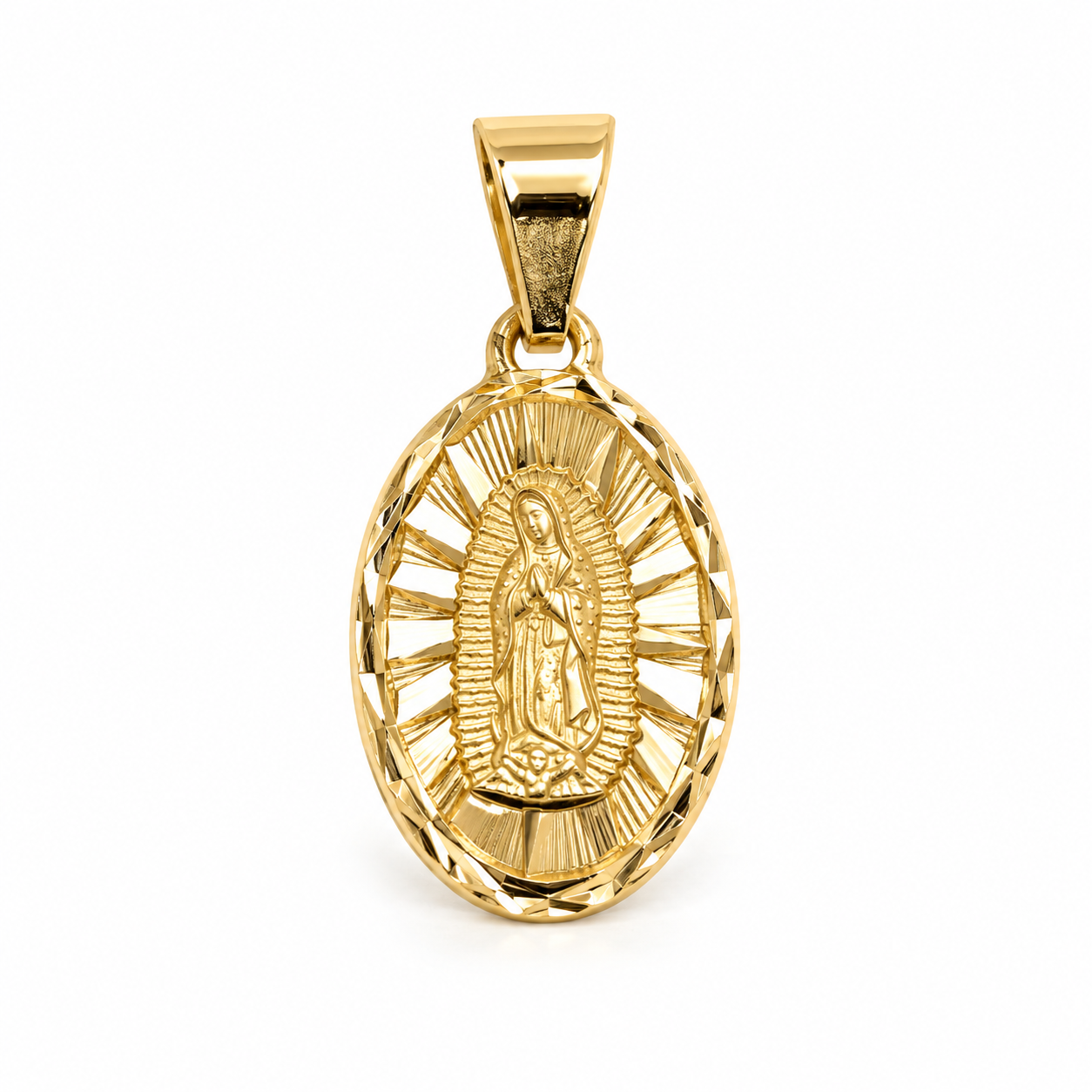 Medalla de la Virgen de Guadalupe en oro amarillo de 10K | 6310110LQ