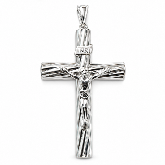 Cruz en oro blanco de 14K | 6340009LQ