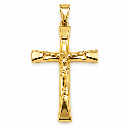 Cruz en oro amarillo de 14K | 6340098LQ