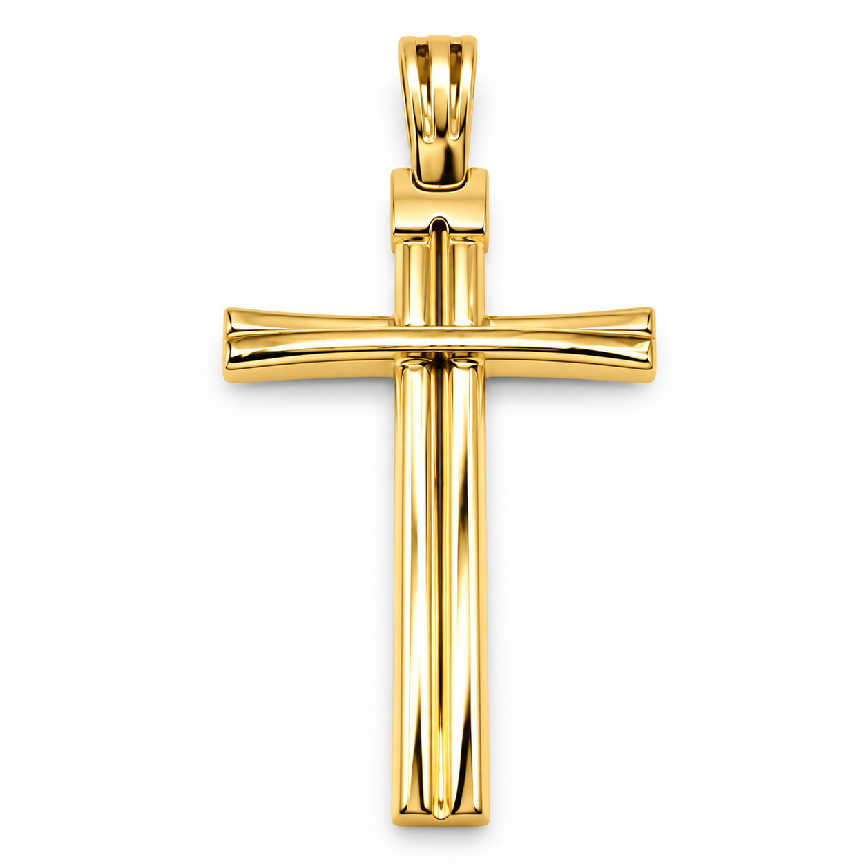 Cruz en oro amarillo de 14K | 6340100LQ
