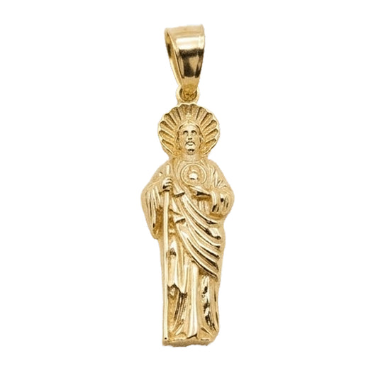 6510100LQ Dije de San Judas Tadeo en oro amarillo de 10 Kilates