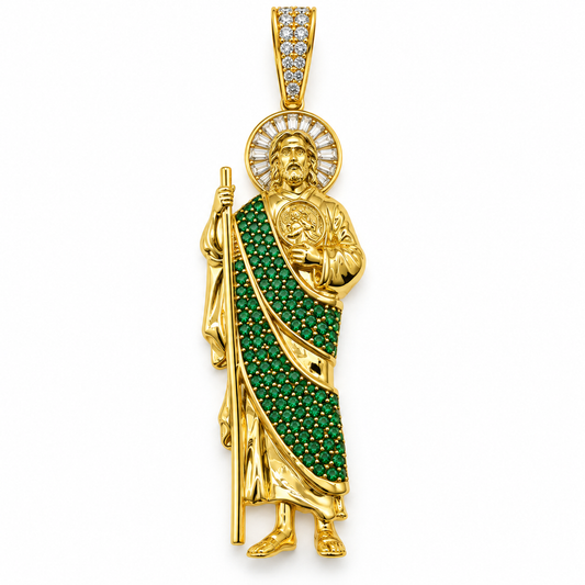 Dije de San Judas Tadeo en oro amarillo de 10K | 6510151LQ