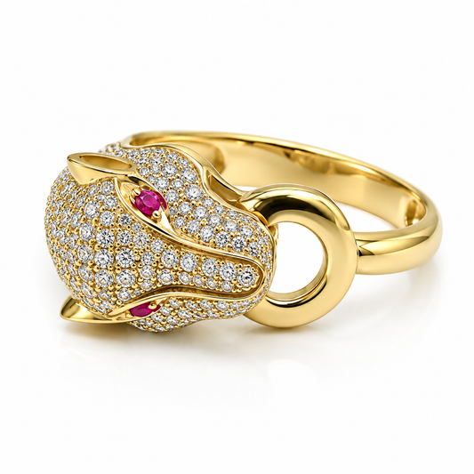 10MP14024LQ Anillo en oro amarillo de 14 kilates