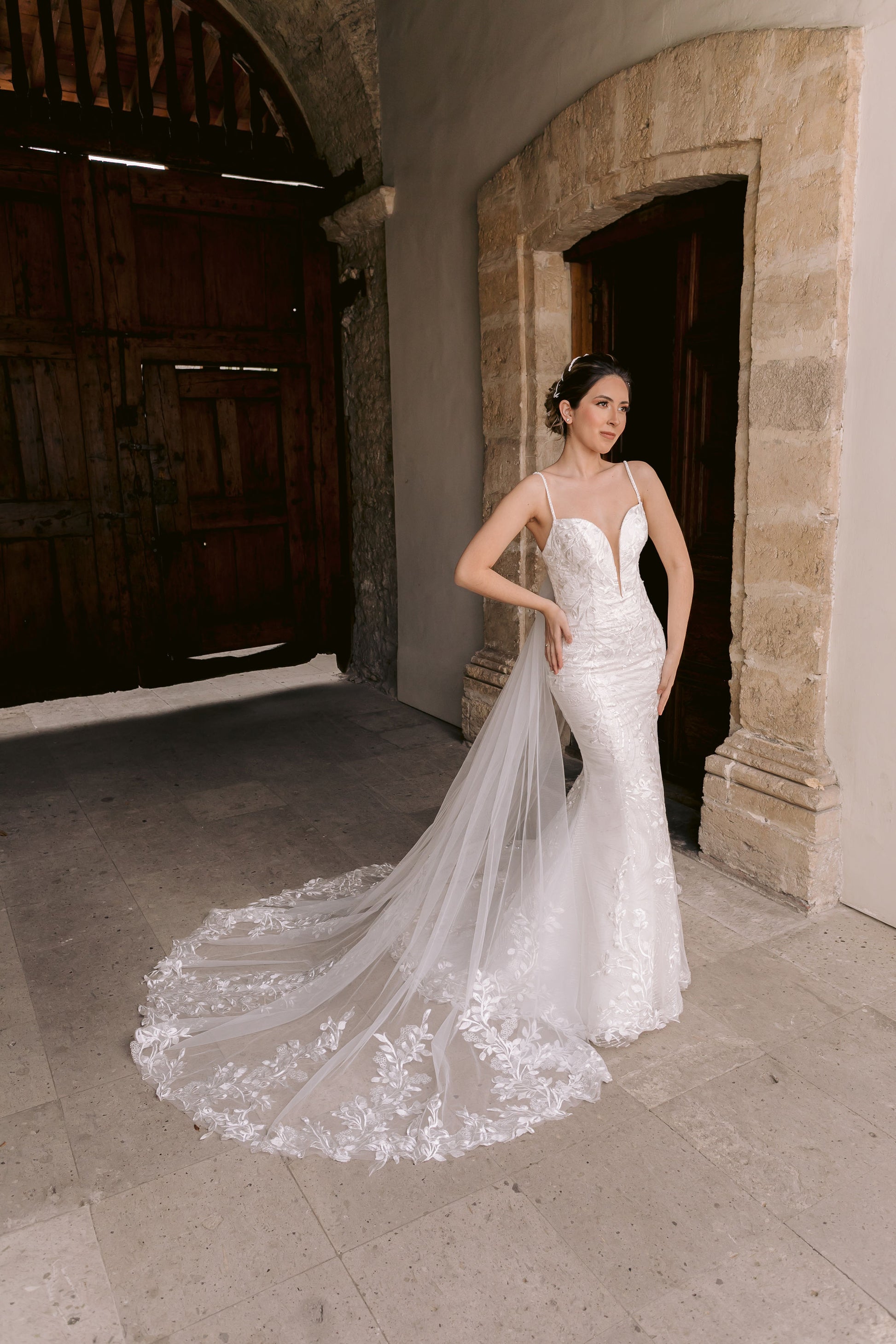 Vestidos De Novia Con Cauda Desmontable 51BBCM23LQ