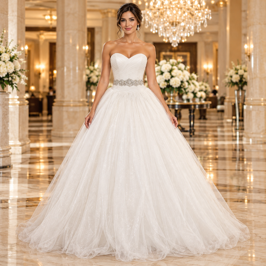 Vestido de novia corte princesa | 51SCVLV501LQ