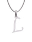 Inicial L en oro blanco de 14K — Fonelli VI343-D