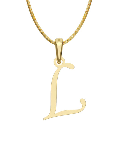 Inicial L en oro amarillo de 14K — Fonelli VI343-D